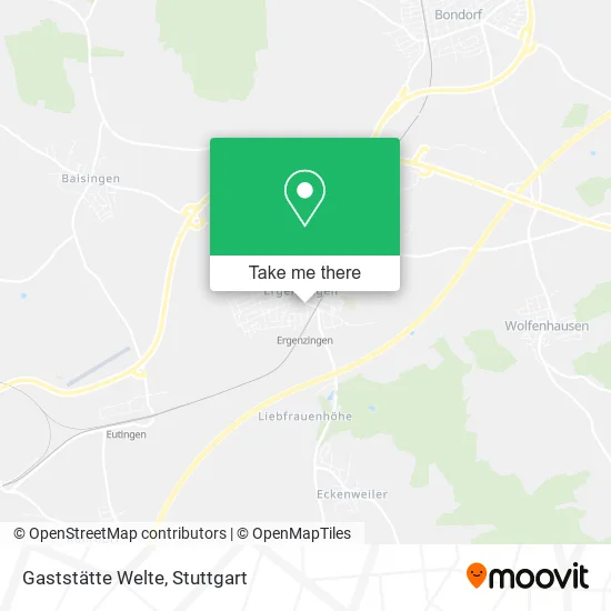 Карта Gaststätte Welte