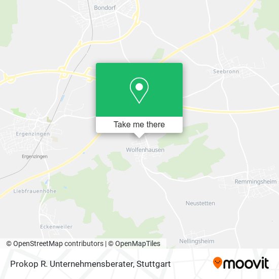 Prokop R. Unternehmensberater map