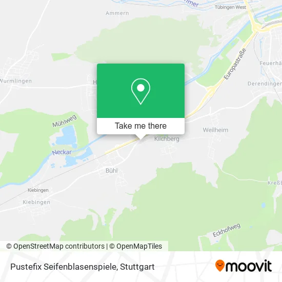 Карта Pustefix Seifenblasenspiele