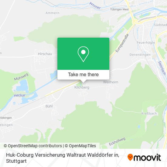 Huk-Coburg Versicherung Waltraut Walddörfer in map