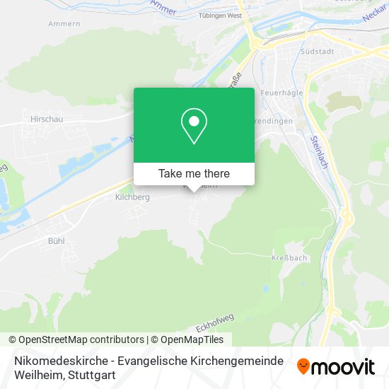 Nikomedeskirche - Evangelische Kirchengemeinde Weilheim map