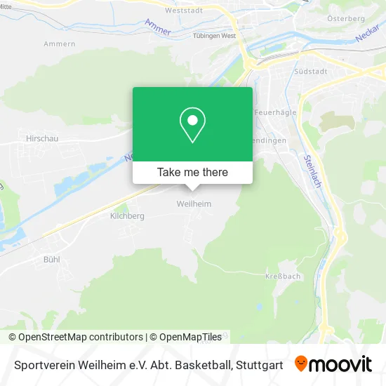 Карта Sportverein Weilheim e.V. Abt. Basketball