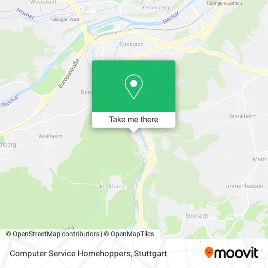 Карта Computer Service Homehoppers