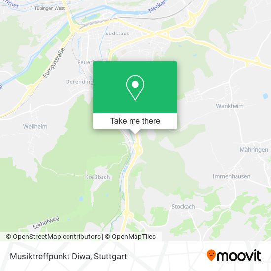 Musiktreffpunkt Diwa map