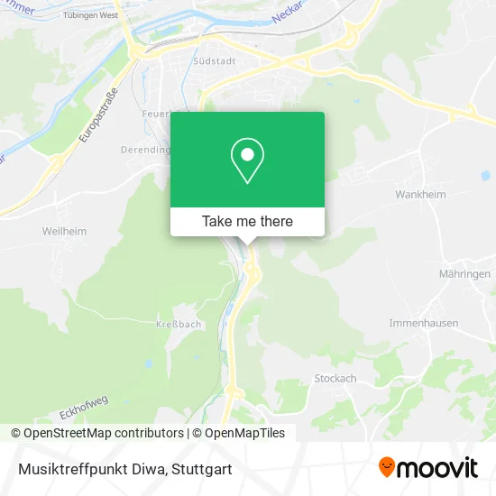 Карта Musiktreffpunkt Diwa