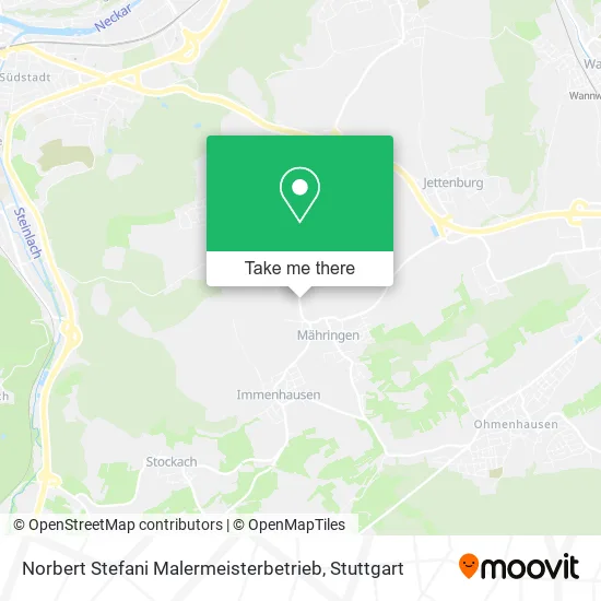 Карта Norbert Stefani Malermeisterbetrieb