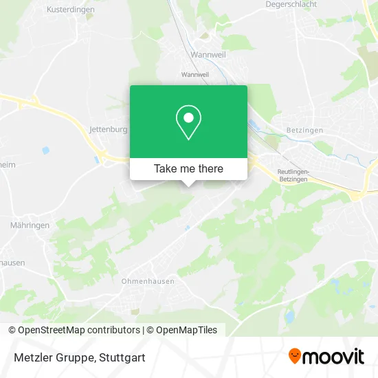 Карта Metzler Gruppe