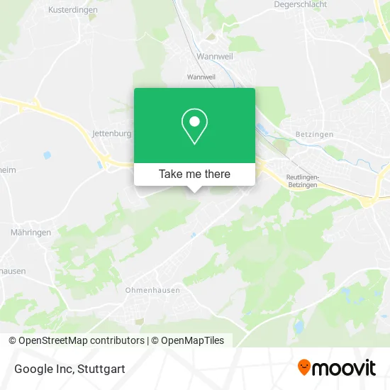 Карта Google Inc