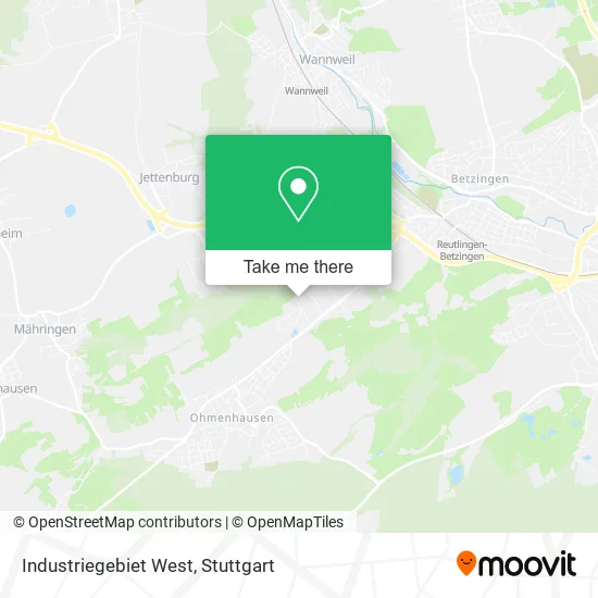 Карта Industriegebiet West