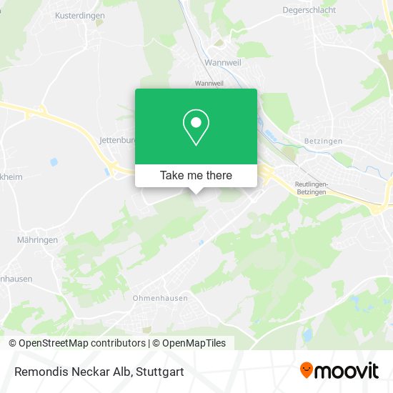 Карта Remondis Neckar Alb