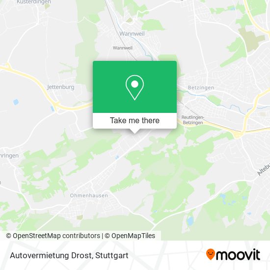 Autovermietung Drost map