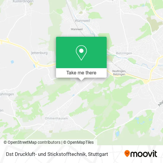 Карта Dst Druckluft- und Stickstofftechnik
