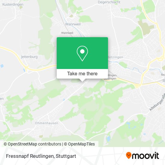 Fressnapf Reutlingen map