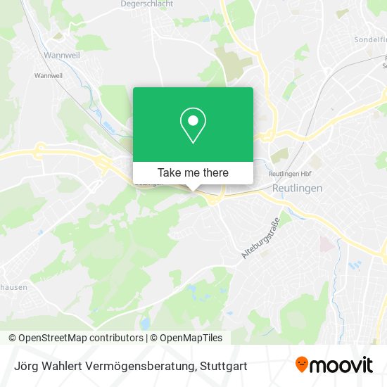 Jörg Wahlert Vermögensberatung map