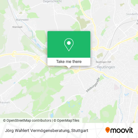 Карта Jörg Wahlert Vermögensberatung