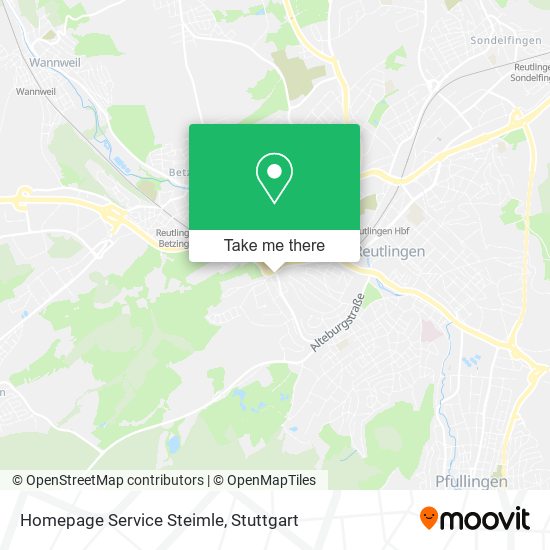 Homepage Service Steimle map