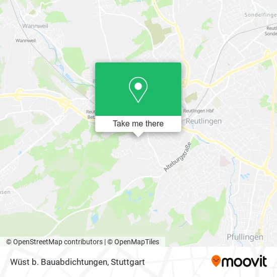 Карта Wüst b. Bauabdichtungen