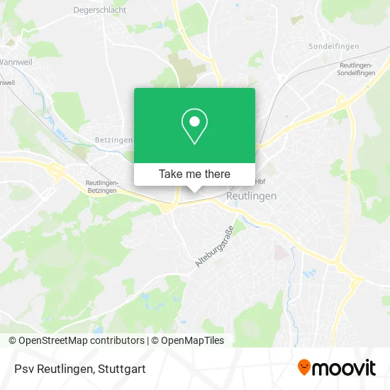 Карта Psv Reutlingen