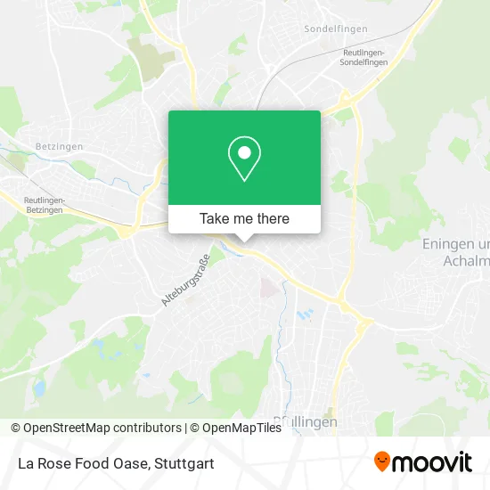 Карта La Rose Food Oase