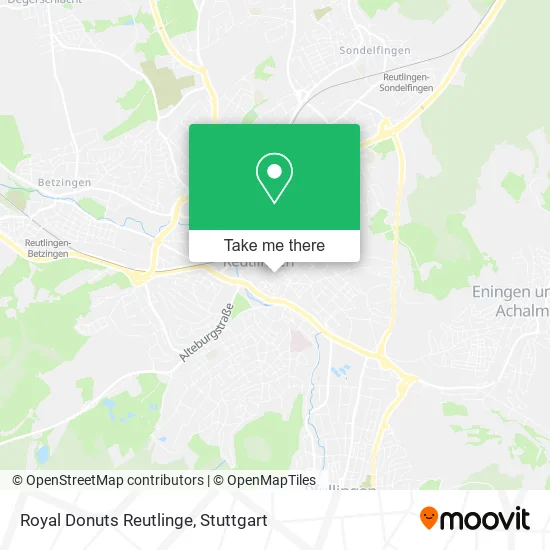 Карта Royal Donuts Reutlinge
