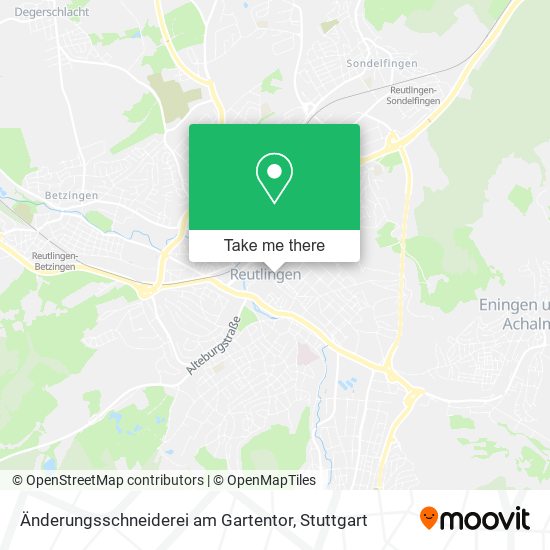 Карта Änderungsschneiderei am Gartentor