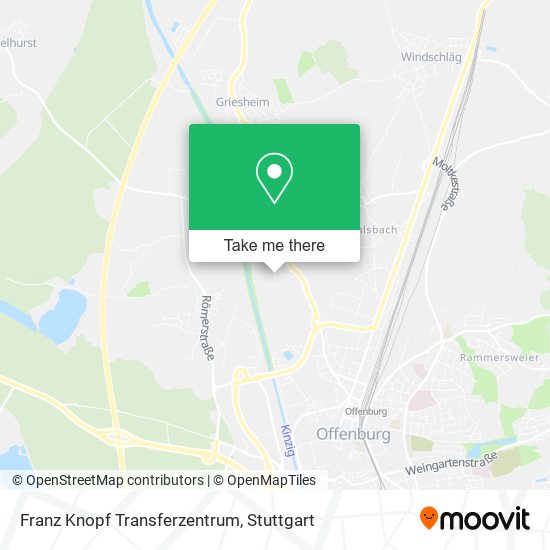 Franz Knopf Transferzentrum map