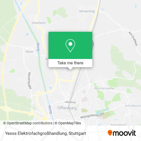 Карта Yesss Elektrofachgroßhandlung