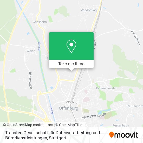 Transtec Gesellschaft für Datenverarbeitung und Bürodienstleistungen map