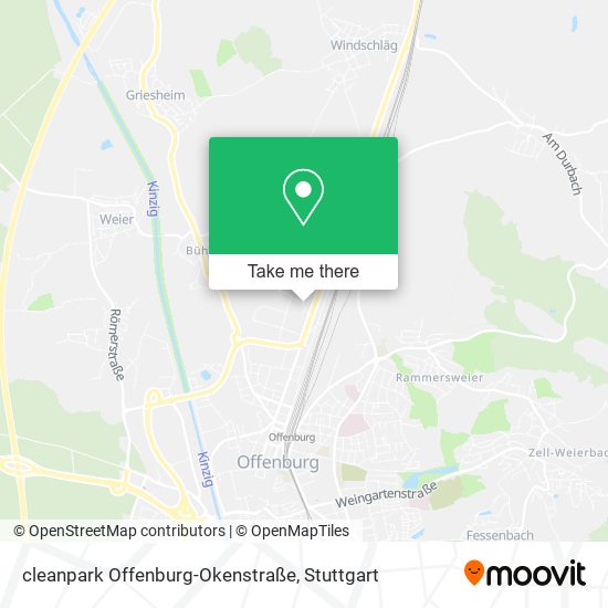 Карта cleanpark Offenburg-Okenstraße