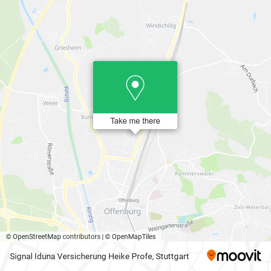 Карта Signal Iduna Versicherung Heike Profe