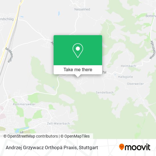 Andrzej Grzywacz Orthopä Praxis map