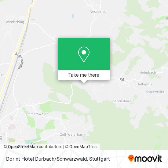 Dorint Hotel Durbach / Schwarzwald map