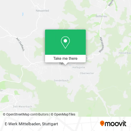 Карта E-Werk Mittelbaden