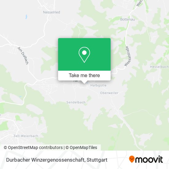 Карта Durbacher Winzergenossenschaft