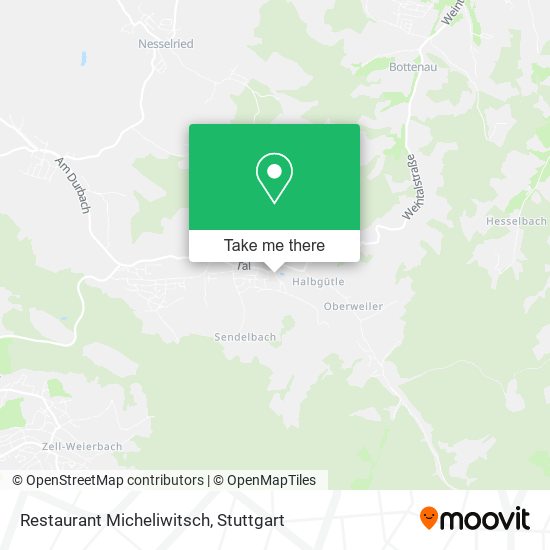 Restaurant Micheliwitsch map