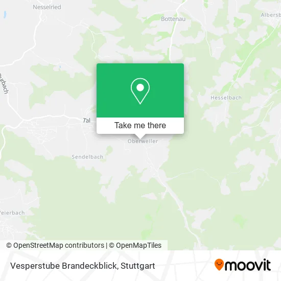 Vesperstube Brandeckblick map
