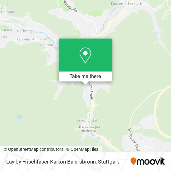 Карта Lay by Frischfaser Karton Baiersbronn