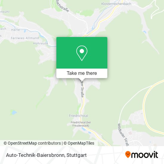 Auto-Technik-Baiersbronn map