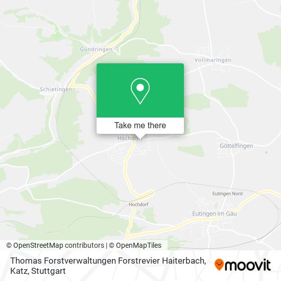 Thomas Forstverwaltungen Forstrevier Haiterbach, Katz map