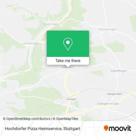 Карта Hochdorfer Pizza Heimservice