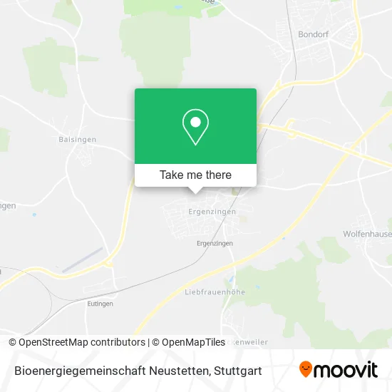 Карта Bioenergiegemeinschaft Neustetten