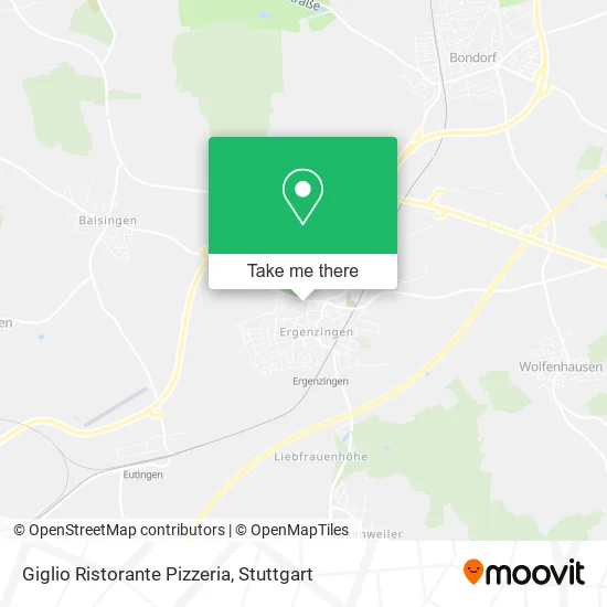 Карта Giglio Ristorante Pizzeria
