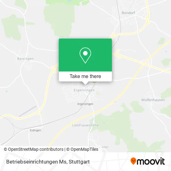 Карта Betriebseinrichtungen Ms