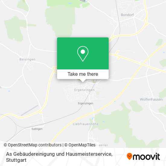 Карта As Gebäudereinigung und Hausmeisterservice