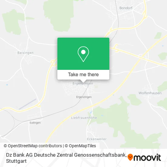 Карта Dz Bank AG Deutsche Zentral Genossenschaftsbank