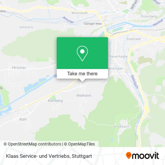 Klaas Service- und Vertriebs map