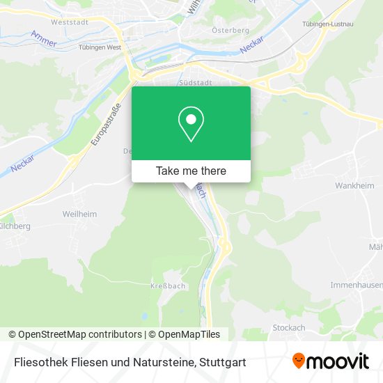 Fliesothek Fliesen und Natursteine map