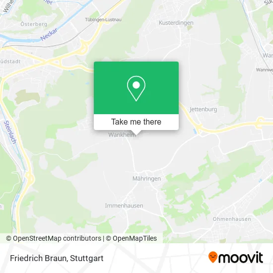 Карта Friedrich Braun