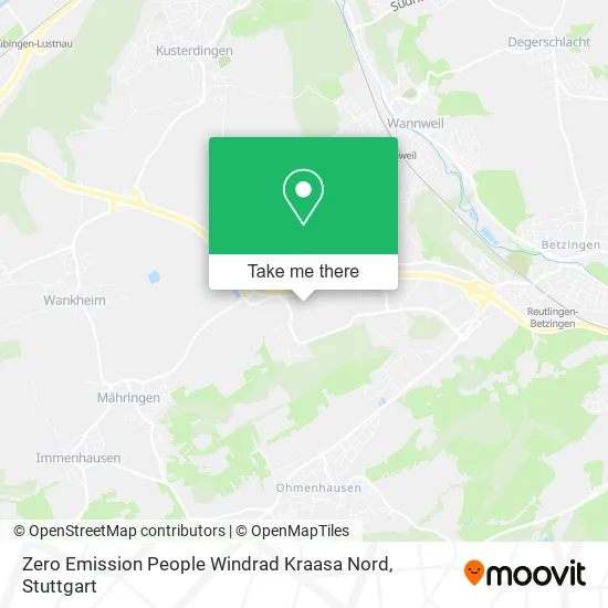 Карта Zero Emission People Windrad Kraasa Nord
