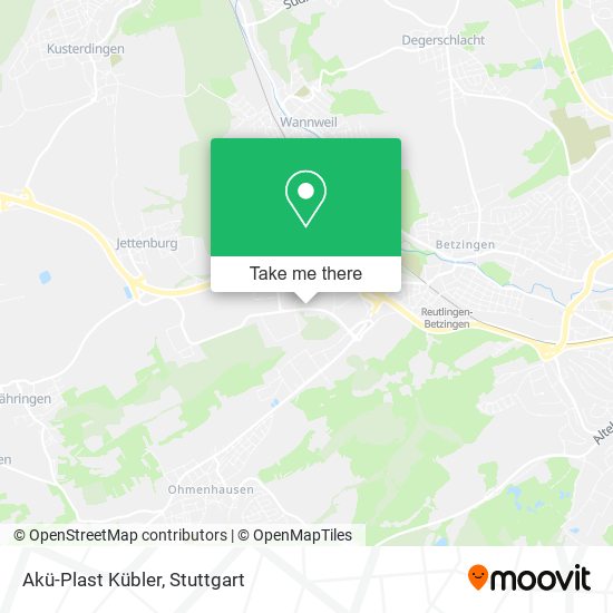 Akü-Plast Kübler map
